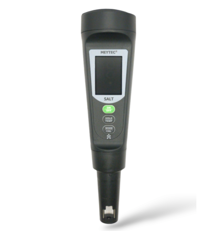 Testeur électronique de sel pour piscine + capteur de température - Meytec - Pool Planet