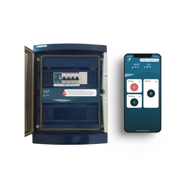 Tild VP + IDM 230V / 30mA : coffret électrique intelligent - Pool Planet