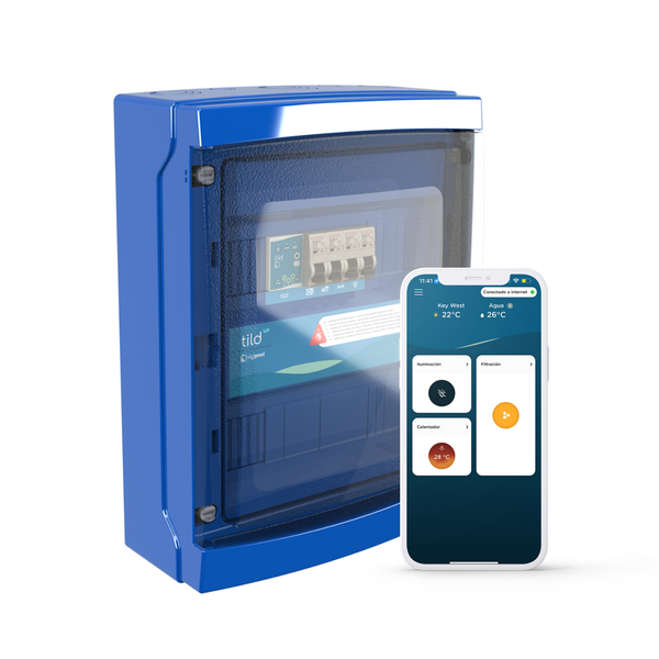 Tild VP + IDM 230V / 30mA : coffret électrique intelligent - Pool Planet