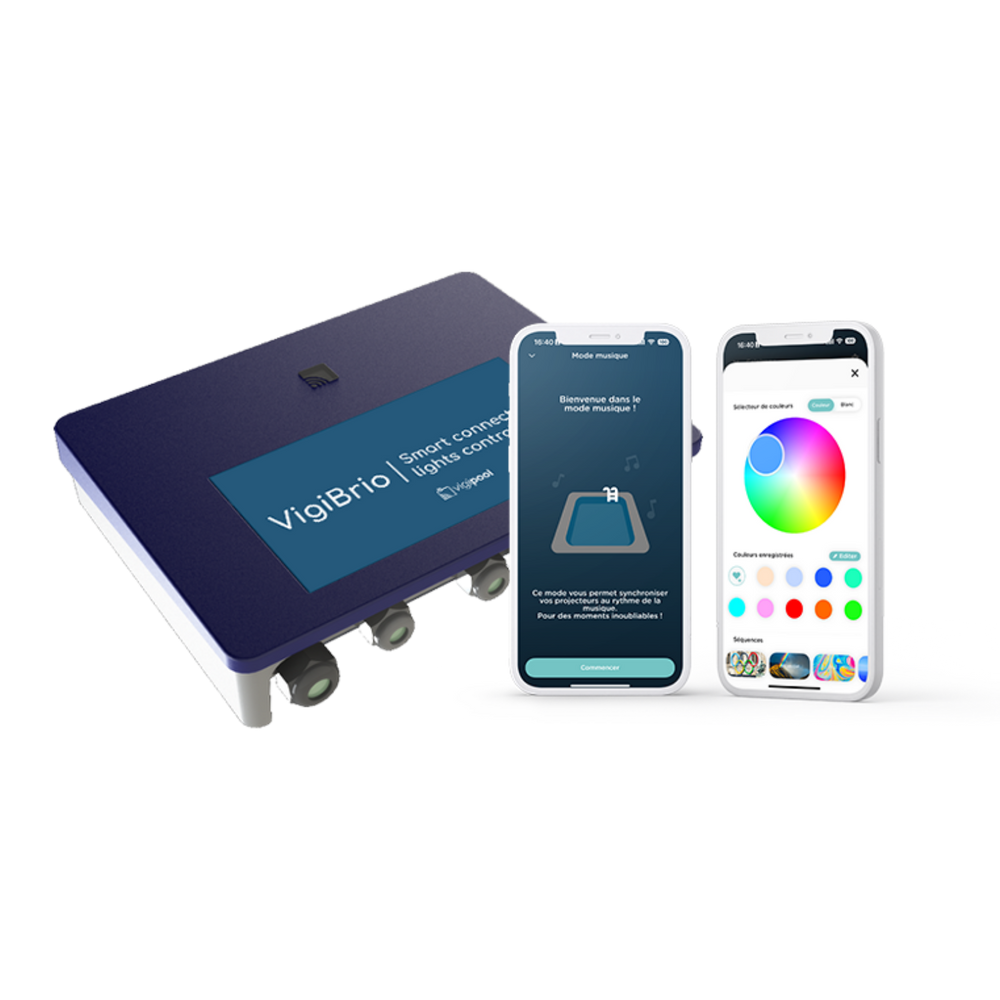 VigiBrio - Controleur d'éclairage avec l'application Vigipool - Pool Planet