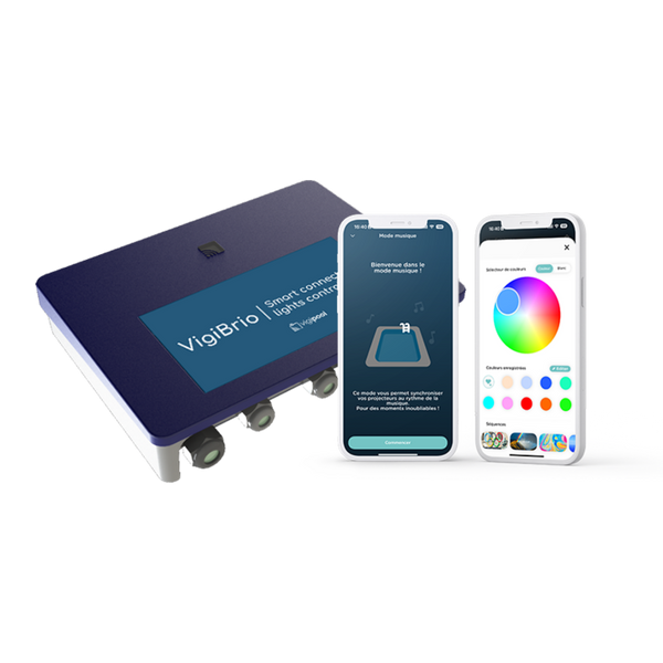 VigiBrio - Controleur d'éclairage avec l'application Vigipool - Pool Planet