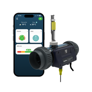 VigiFlow - Analyseur connecté 4 en 1 pour piscine au chlore liquide - Pool Planet