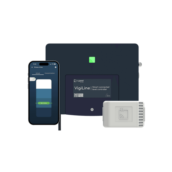 VigiLine - Régulateur de niveau connecté pour piscine à skimmer CCEI - Pool Planet