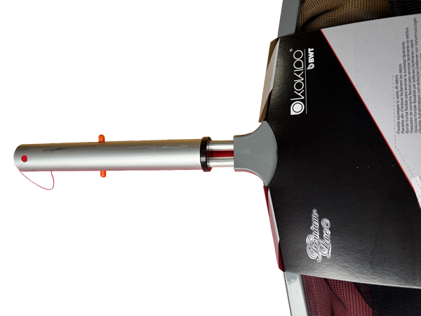 Épuisette de fond piscine Kokido Premium Line – Pro avec raclette, cadre aluminium