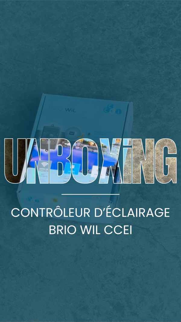 Unboxing contrôleur éclairage Brio Wil CCEI